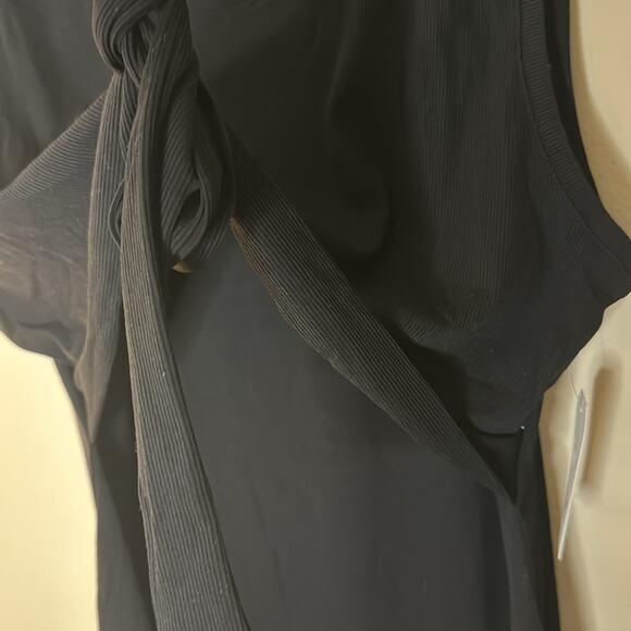 Angel Maternity Sleeveless Black Maternity and Nursing Tie Knot Dress Size XXL - Picture 7 of 8